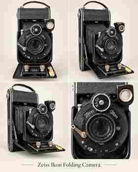 Zeiss Ikon folding camera with Klio shutter and Contessa-Nettel Nettel-Anastigmat lens
