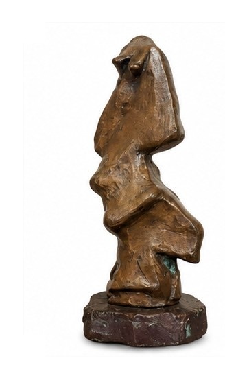 Committed to the Triangle bronze sculpture by Jaqulin Joseph